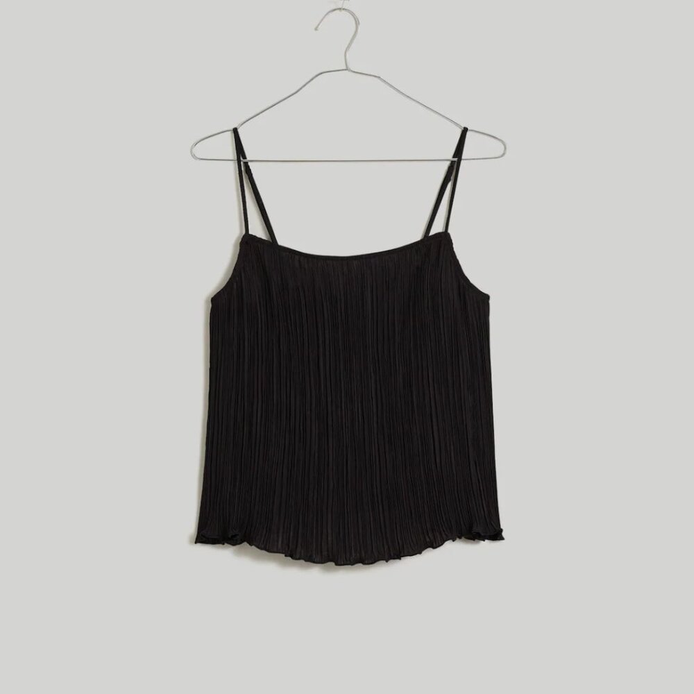Madewell Plissé Crop Cami Tank